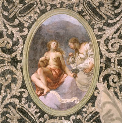 Naishahmot, luolan katto tekijältä Giovanni Stefano Danedi