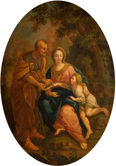 Pyhä perhe, 1720. tekijältä Giovanni Stefano Robatto