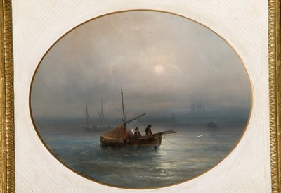 Venesatama (öljy pahville) tekijältä Giovanni Susani