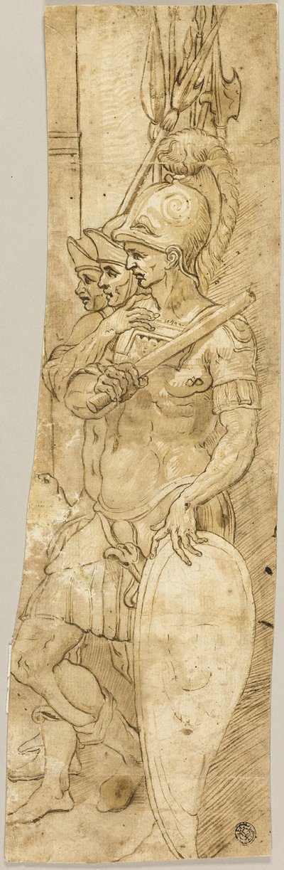 Kolme roomalaista sotilasta tekijältä Giovanni da Bologna