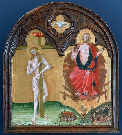Kärsivä ja voittoisa Kristus tekijältä Giovanni di Paolo