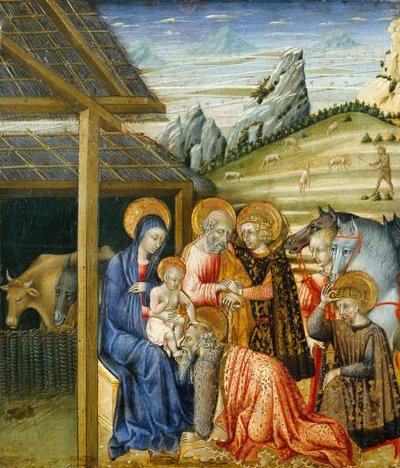 The Adoration of the Magi, n. 1460. tekijältä Giovanni di Paolo