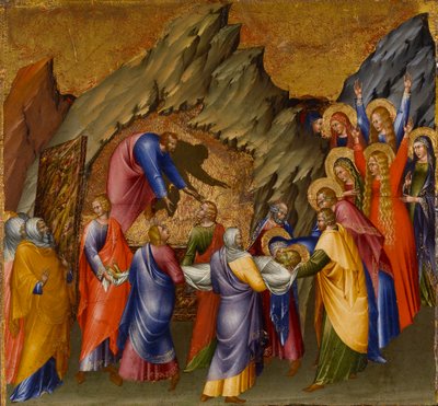 Kristuksen hautaus, Malavoltin alttaritaulusta tekijältä Giovanni di Paolo di Grazia