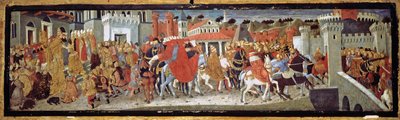 Frederick III ja Leonora Portugalilainen Roomassa, 1452 tekijältä Giovanni di Ser Giovanni,