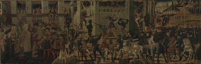 Karthagon piiritys ja Scipion kontinenssi, n. 1460 tekijältä Giovanni the younger Guidi