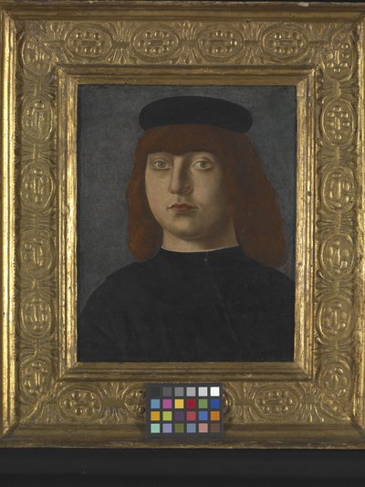 Miehen muotokuva (öljy puulle) tekijältä Girolamo Mocetto