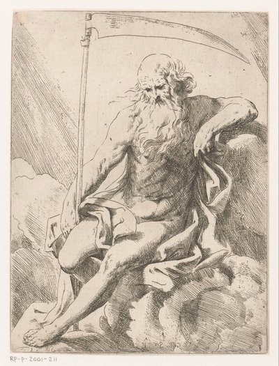 Saturnus viikateellä tekijältä Girolamo Scarselli