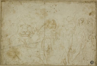 Blenheimin palatsin sarkofagi: Bacchanale with Lion