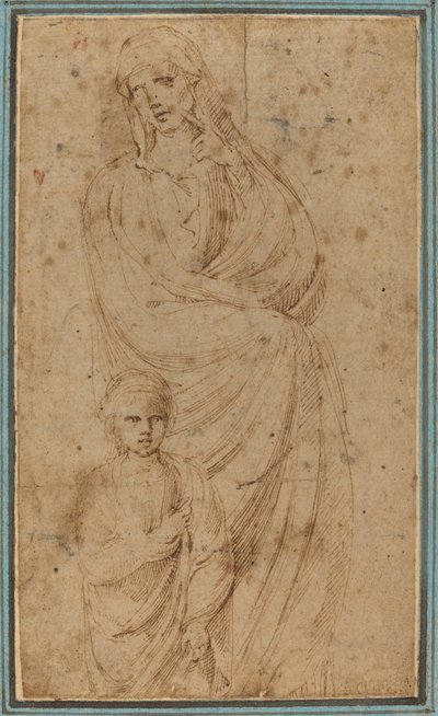 Kaksi figuuria tekijältä Girolamo da Carpi