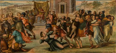 Sabilaisten sieppaus tekijältä Girolamo del Pacchia