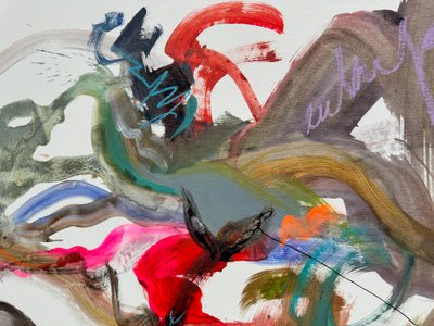 Rakastava luonto (akryyli kankaalle) tekijältä Gisela Gaffoglio