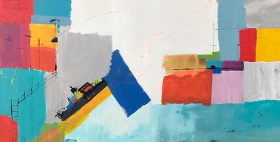 Miksi ei (akryyli kankaalle) tekijältä Gisela Gaffoglio