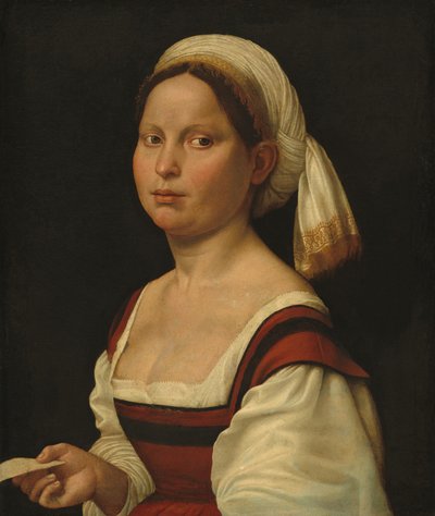 Nuoren naisen muotokuva, n. 1525. tekijältä Giuliano Bugiardini