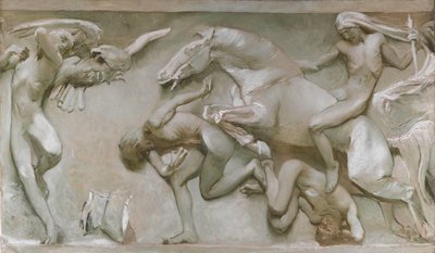 Suurista löydöistä, läpi synkkien aikojen..., 1906. tekijältä Giulio Aristide Sartorio