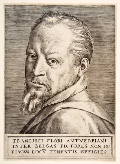 Frans Floriksen muotokuva, 1500-luku. tekijältä Giulio Bonasone