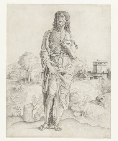 Johannes Kastaja tekijältä Giulio Campagnola
