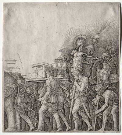 Caesarin voitot: The Corselet Bearers, n. 1498. tekijältä Giulio Campagnola