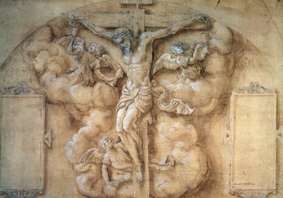 Ristiinnaulitseminen, 1547. tekijältä Giulio Campi