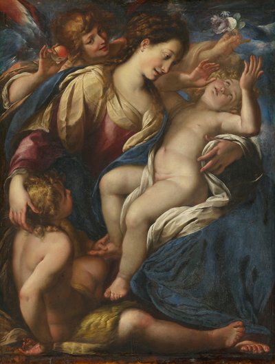 Maria mit Kind, dem Johannesknaben und einem Engel tekijältä Giulio Cesare Procaccini