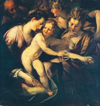 Pyhän Katariinan mystinen avioliitto tekijältä Giulio Cesare Procaccini
