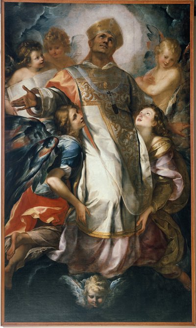 St Charles Borromeo in Glory (öljy kankaalle tekijältä Giulio Cesare Procaccini