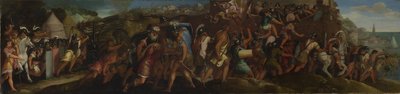 Hyökkäys Cartagenaan vuoden 1566 jälkeen. tekijältä Giulio Licinio
