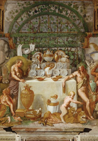 Bacchanalia (tuore) tekijältä Giulio Romano