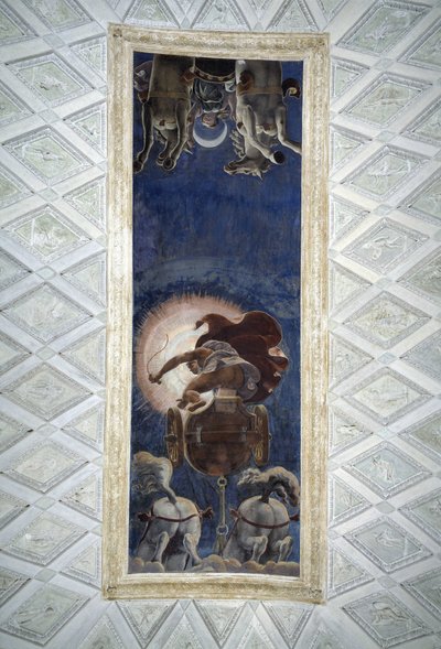 Tén palatsin aurinkohuoneen katto Mantovassa. tekijältä Giulio Romano