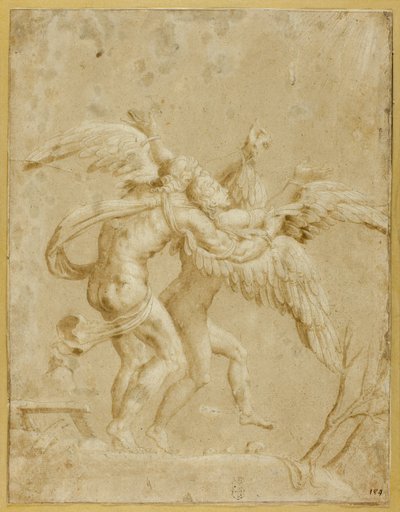 Daedalus ja Icarus tekijältä Giulio Romano