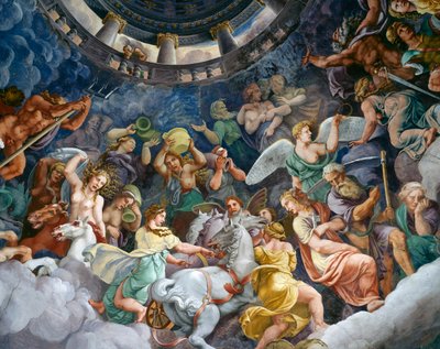 Olympuksen jumalat tekijältä Giulio Romano