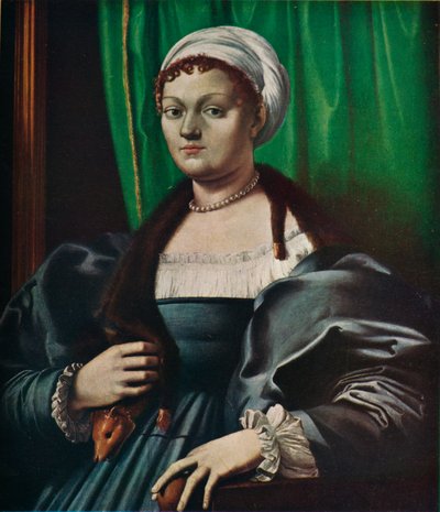 Naisen muotokuva, 1500-luku tekijältä Giulio Romano