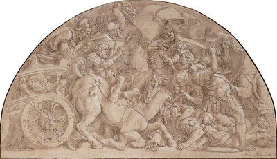 Horatii-taistelu, tekijältä Giulio Romano
