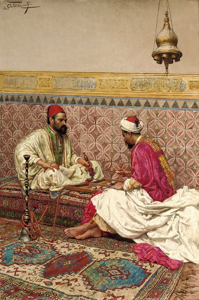 Backgammon-pelaajat tekijältä Giulio Rosati