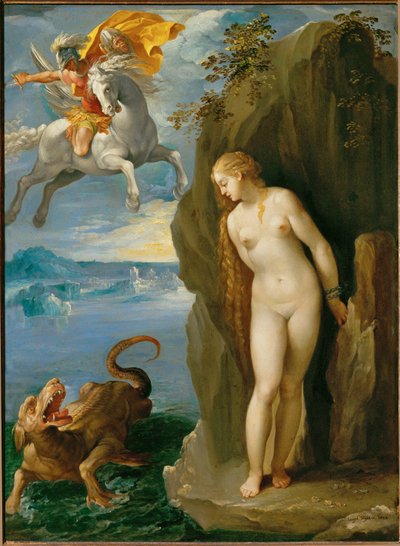 Perseus ja Andromeda tekijältä Giuseppe (1568-1640) Cesari