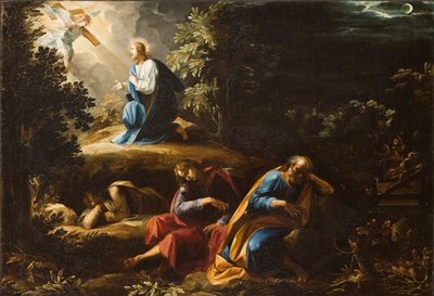 Agony in the Garden (Kristus Öljymäellä) tekijältä Giuseppe Cesari