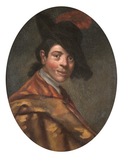 Miehen muotokuva tekijältä Giuseppe 1655-1743 Ghislandi