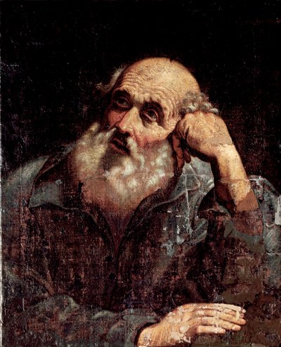 Muotokuva aporeesta Giuseppe Antonio Petrinin (1677-1757 / 8) Taggia, San Domenicon luostari tekijältä Giuseppe Antonio Petrini