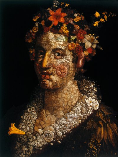 Flora, c1591 tekijältä Giuseppe Arcimboldi