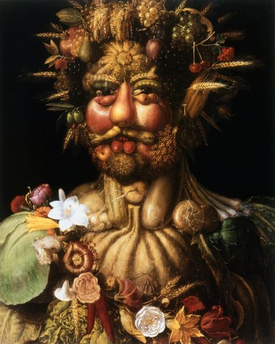 Vertumnus - Rudolf II, c1590 tekijältä Giuseppe Arcimboldi