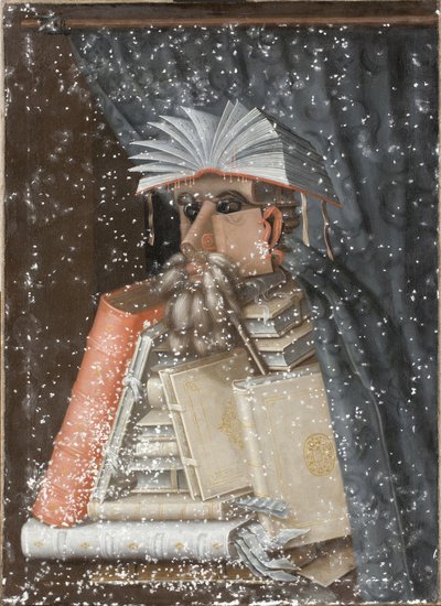 Kirjastonhoitaja tekijältä Giuseppe Arcimboldo
