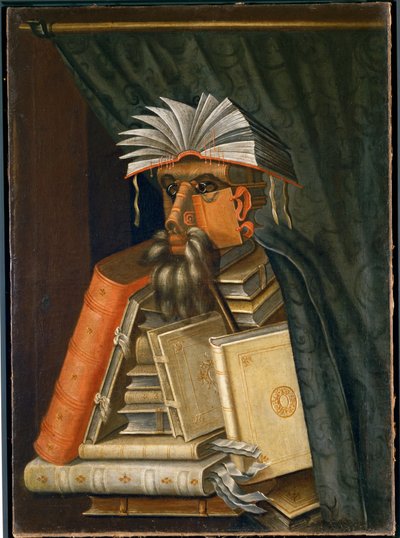 Kirjastonhoitaja tekijältä Giuseppe Arcimboldo