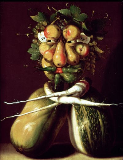 Hupaisa muotokuva tekijältä Giuseppe Arcimboldo