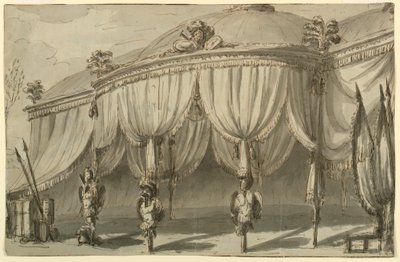 Lavastus, paviljonki sotapalkinnoilla tekijältä Giuseppe Barberi