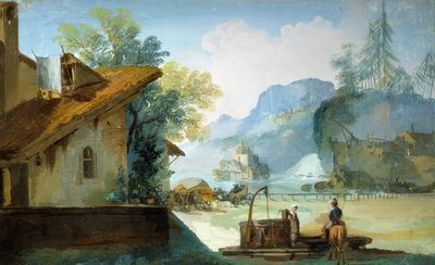 Kaivon piika, kirjoittanut Giuseppe Bernardino Bison (1762-1844) tekijältä Giuseppe Bernardino Bison
