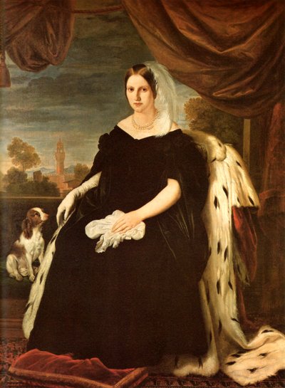 Toscanan Maria Antonietta -muotokuva tekijältä Giuseppe Bezzuoli