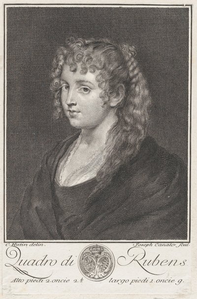 Nuoren naisen muotokuva, n. 1745-76. tekijältä Giuseppe Canale