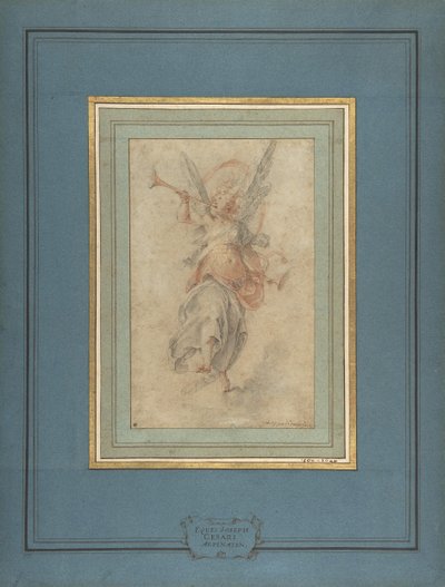 Kuuluisuuden allegorinen hahmo, n. 1590. tekijältä Giuseppe Cesari