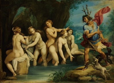 Diana ja Actaeon tekijältä Giuseppe Cesari