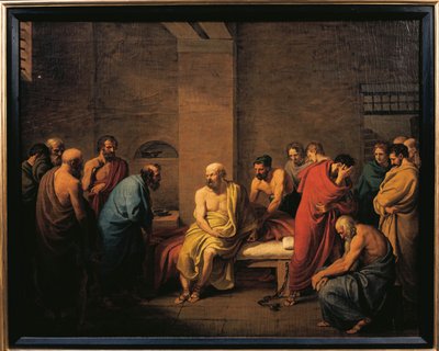 Italia, Cremona, Sokrateen kuolema tekijältä Giuseppe Diotti