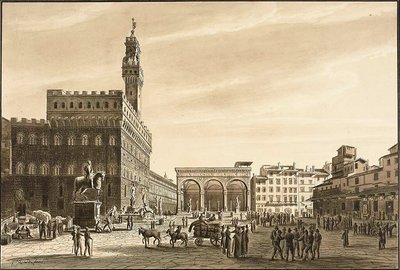 Piazza Signoria tekijältä Giuseppe Gherardi